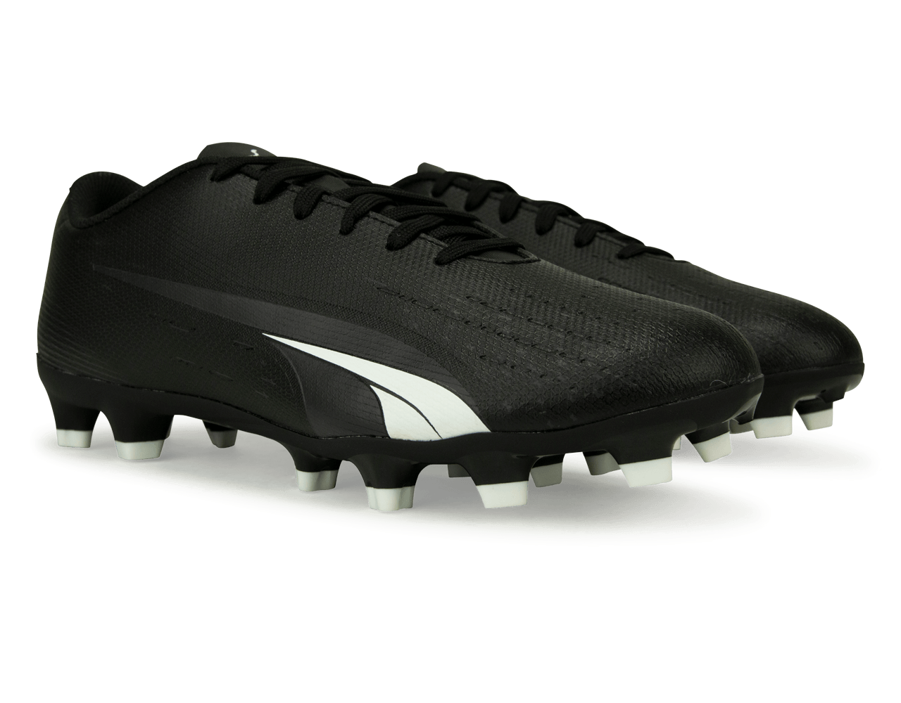 PUMA Men's Ultra Play FG/AG Black/White - Image 3
