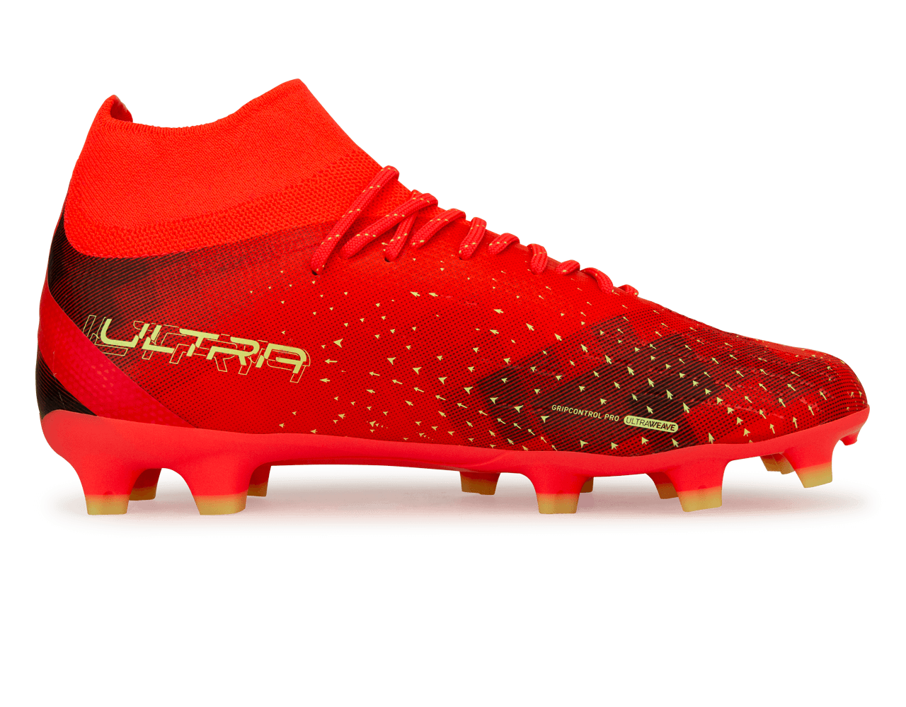 PUMA Men's Ultra Pro FG/AG Coral/Black - Image 2