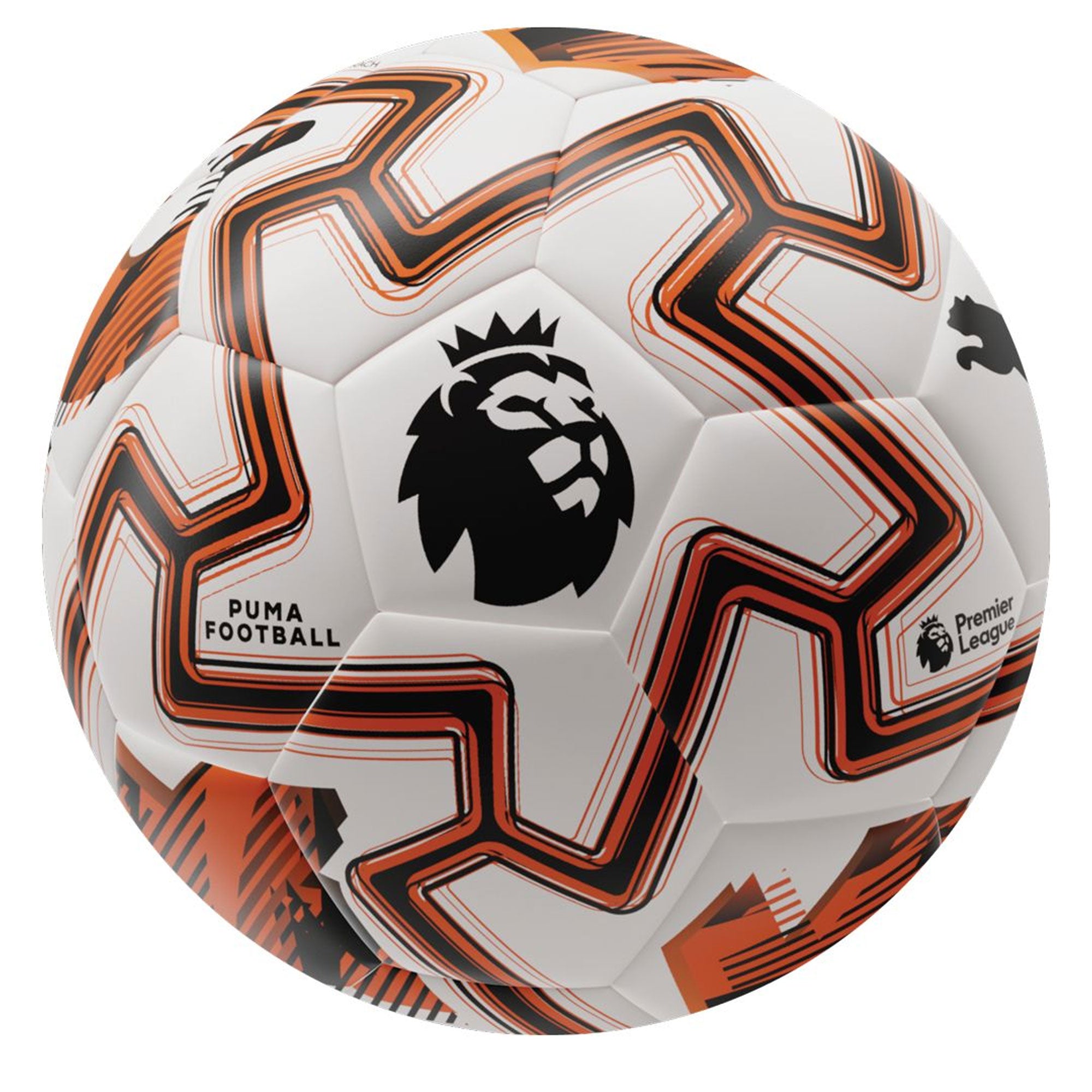 PUMA Orbita Cup Premier League 2025/26 Brilliance Ball White/Orange/Black