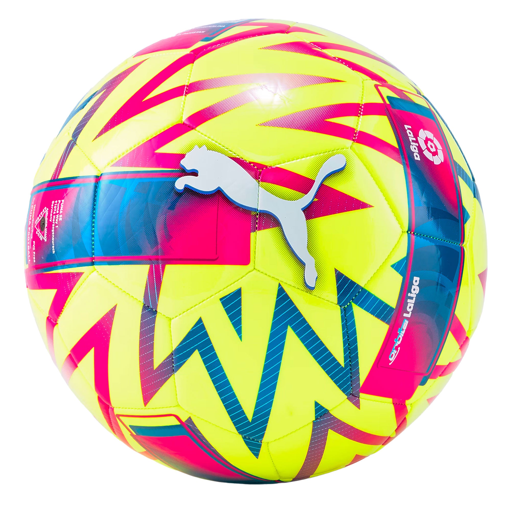 PUMA Orbita 1 La Liga 2022/23 MS Ball Yellow/Purple - Image 2