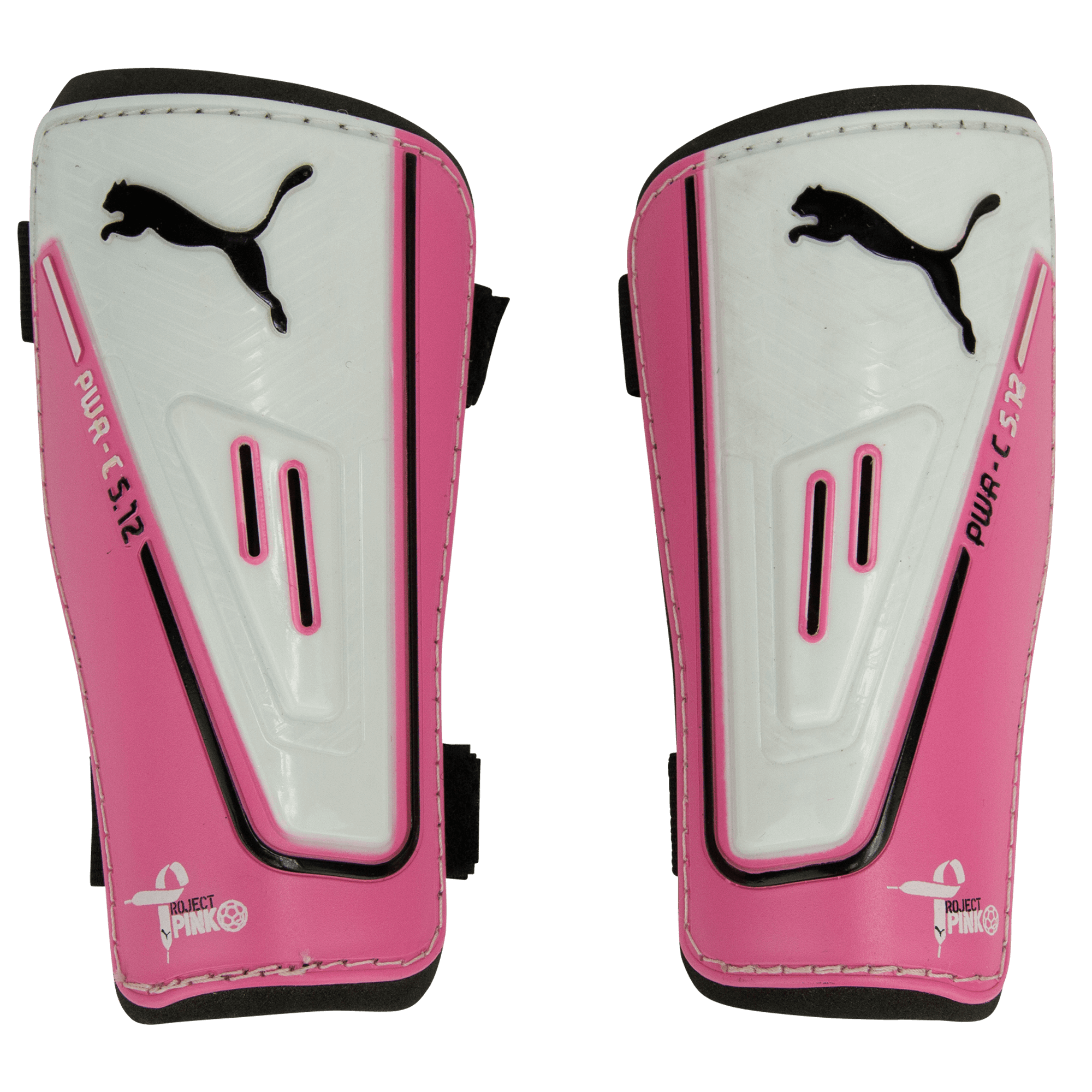 PUMA Project Pink PowerCat 5.12 Pro Shin Guards Pink/Black