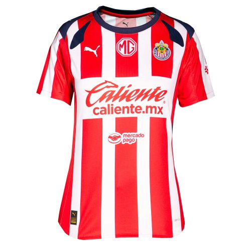PUMA Women's Chivas De Guadalajara 2025/26 Home Jersey Red/White/Navy