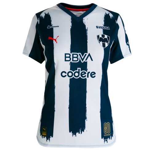 PUMA Women's Monterrey 2025/26 Home Jersey White/Navy