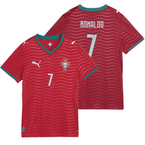 PUMA Women's Portugal World Cup 2026 Home Jersey w/ Ronaldo #7 Printing