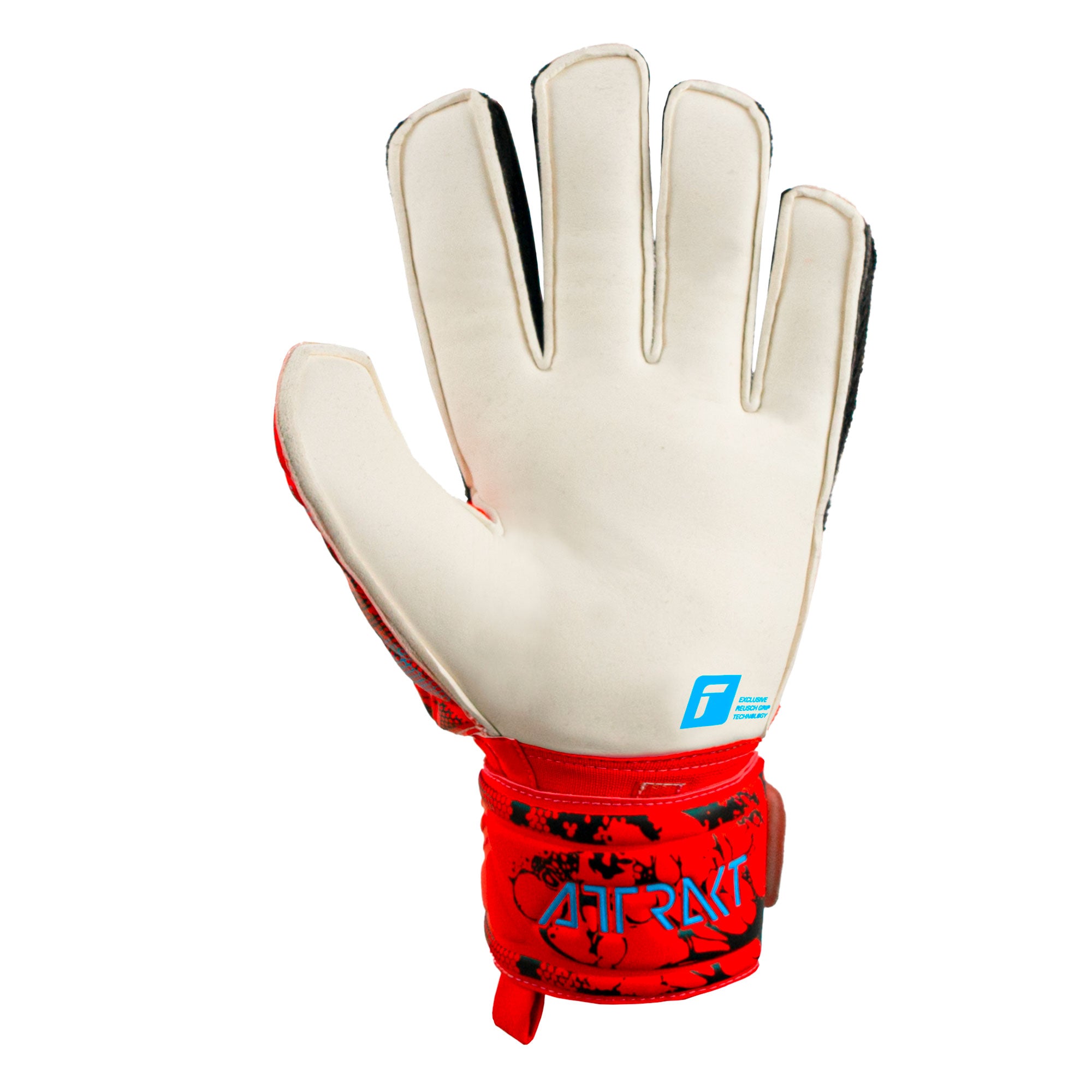 Reusch Men's Attrakt Grip Goalkeeper Gloves Red - Image 3