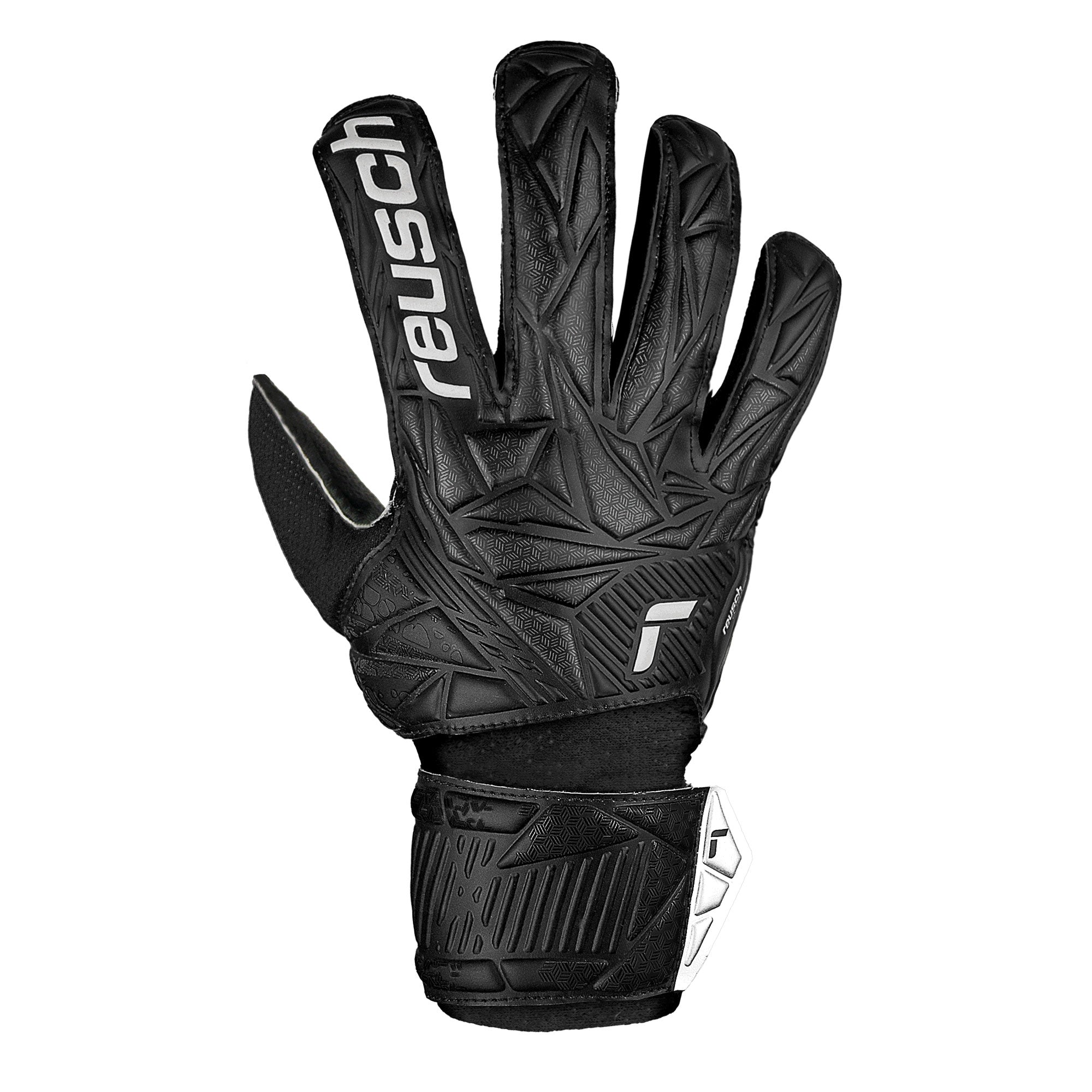 Reusch Kids Attrakt Resist Goalkeeper Gloves Black - Image 2