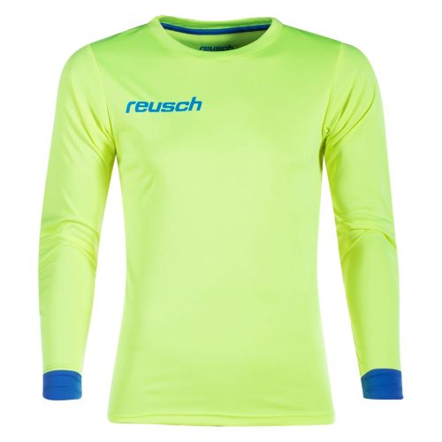 Reusch Men's Match Long Sleeve Padded Goalkeeper Jersey Yellow/Blue