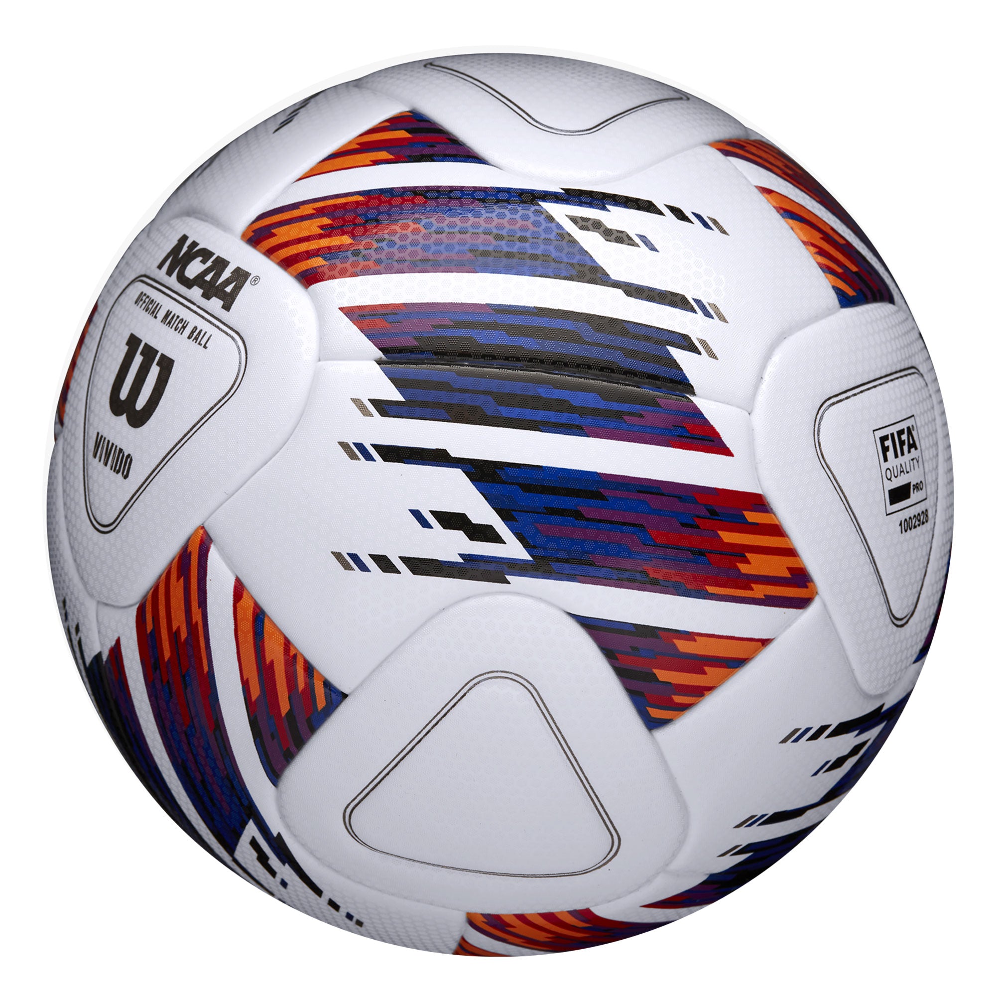 Wilson NCAA Vivido Official Match Ball White/Purple - Image 4